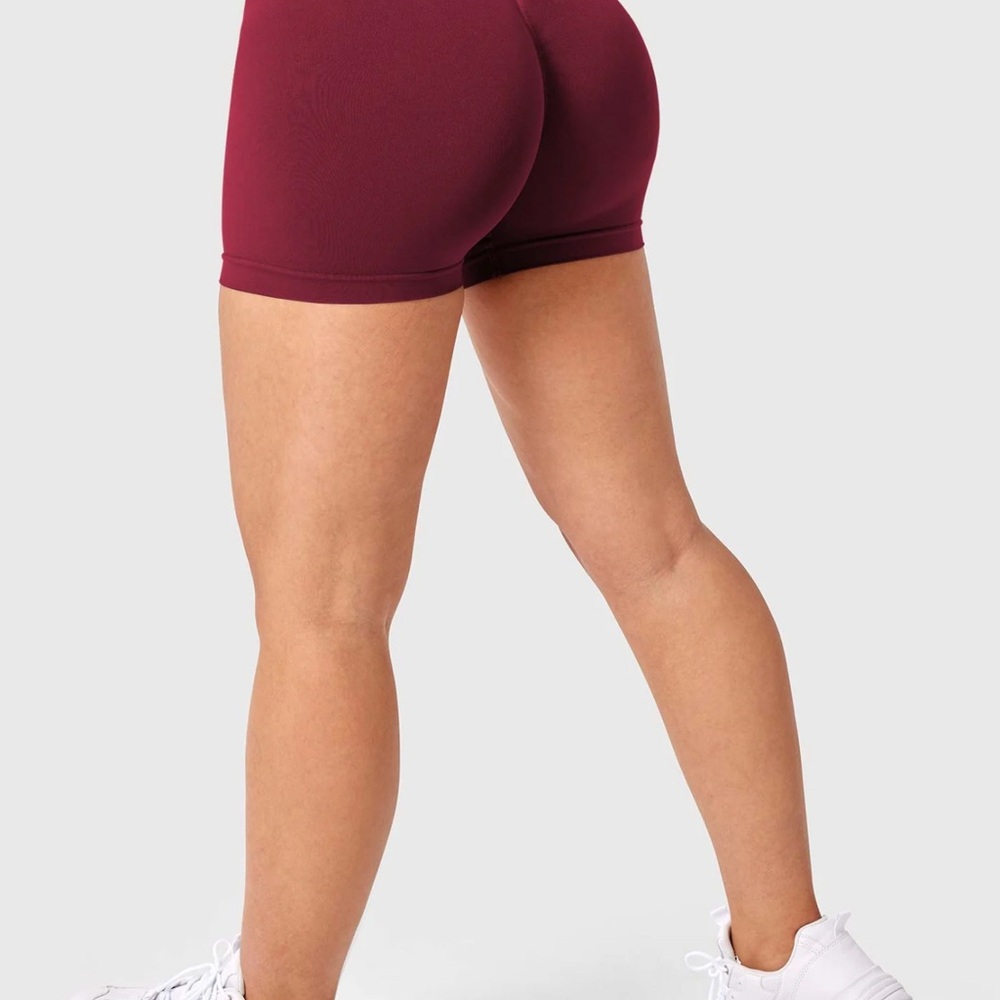 Women's Athletic Burgundy Shorts